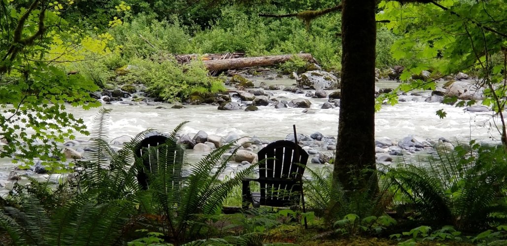 Riverfront cabins in Verlot