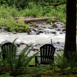Riverfront cabins in Verlot