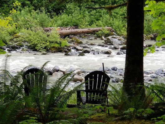 Riverfront cabins in Verlot